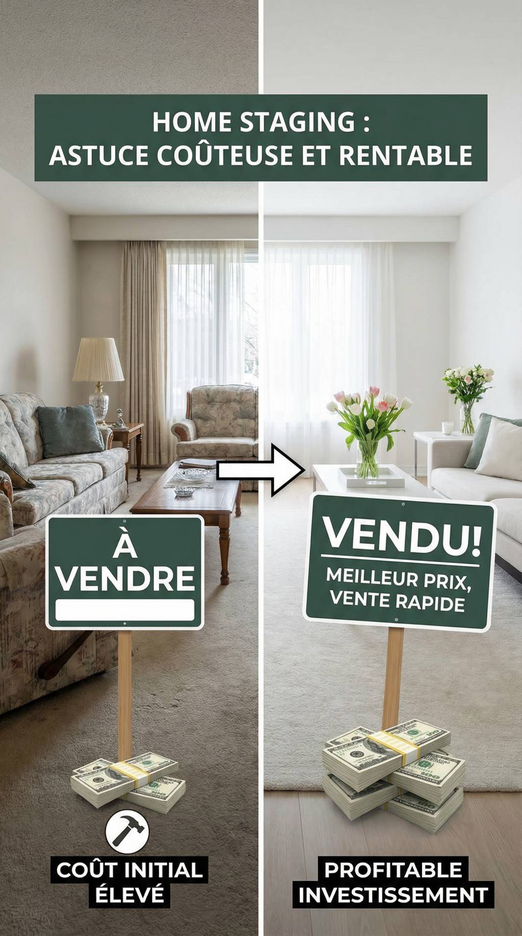 Home staging : une astuce coûteuse et rentable à la fois pour vendre plus vite et au meilleur prix
