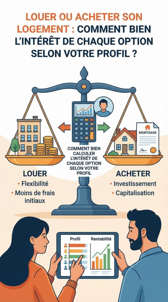 Louer ou acheter son logement : comment bien calculer l'intérêt de chaque option selon votre profil