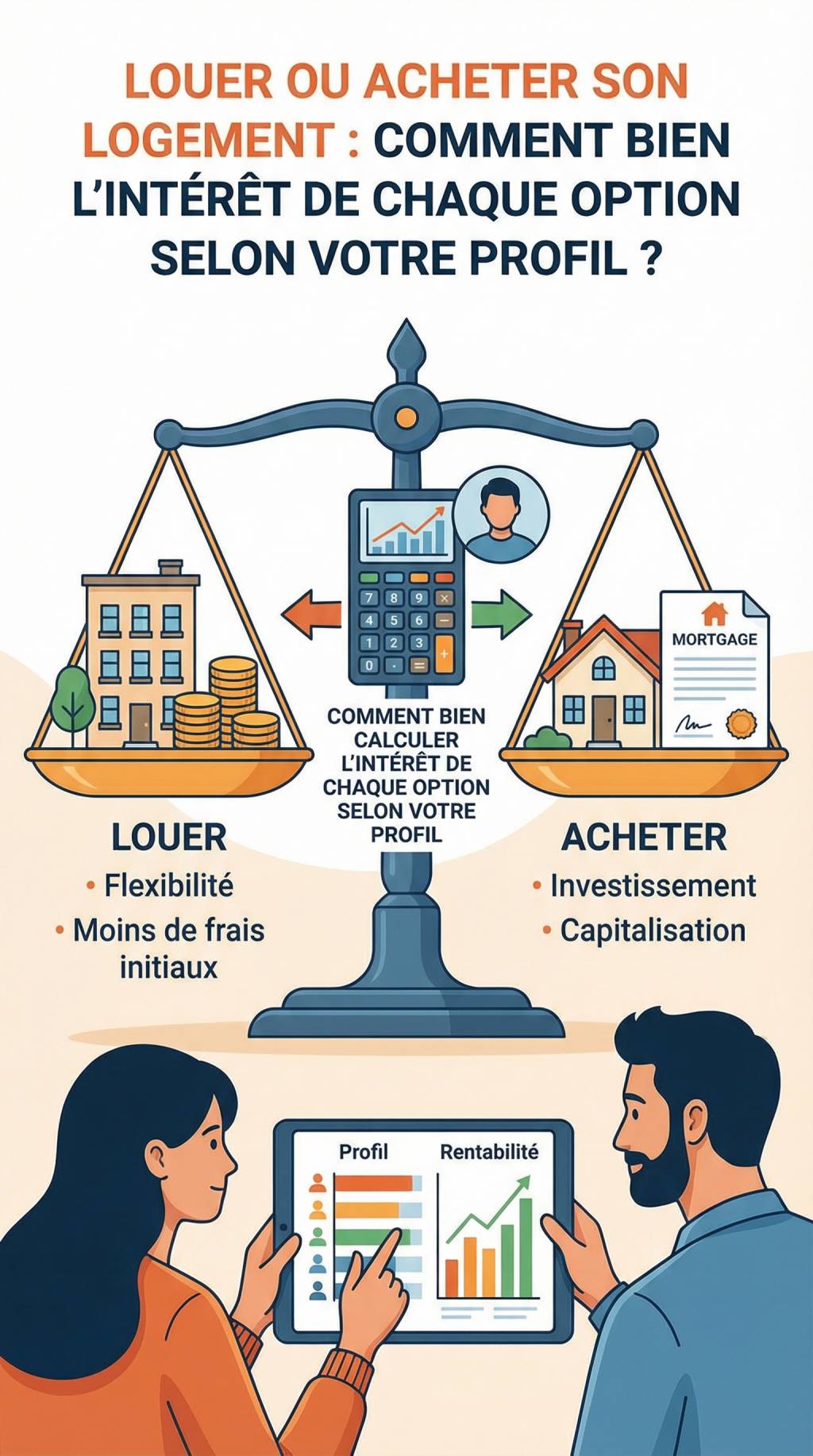 Louer ou acheter son logement : comment bien calculer l'intérêt de chaque option selon votre profil