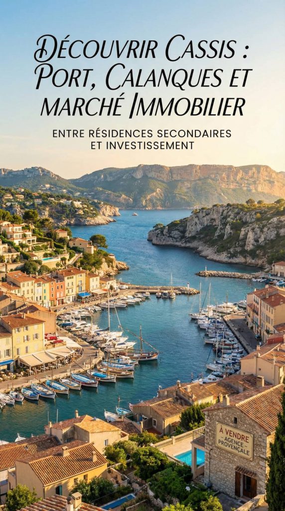 Découvrir Cassis et son marché immobilier : entre port, calanques et résidences secondaires